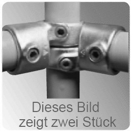 Rohrverbinder 148 Winkelgelenk, verstellbar (1Teil) | Temperguss rund