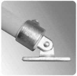 Rohrverbinder 169 Gelenkfuß | Temperguss rund