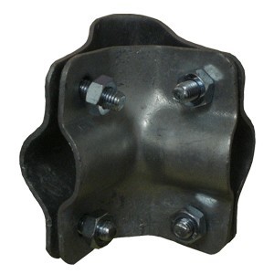 Rohrverbinder Eckstück | Stahlblech