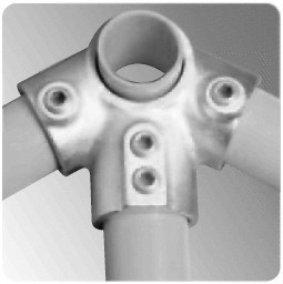 Rohrverbinder 191 Firststück, 27,5° | Temperguss rund