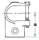 Rohrverbinder 135 T-Stück, offen | Temperguss rund
