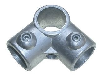 RR14 | Eckstück, durchgehend 90° | Aluminium rund