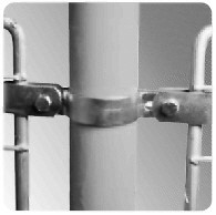 Rohrverbinder 171 Gitterhalter, doppelt | Temperguss rund