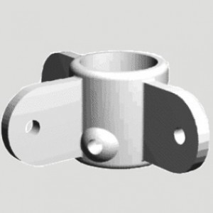 RR12 | Gelenkauge, dreifach | Aluminium rund