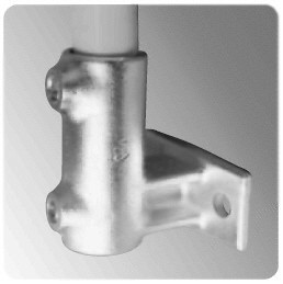 Rohrverbinder 145 Wandhalter, Platte horizontal | Temperguss rund