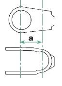 Rohrverbinder 160 Kreuzstück, offen | Temperguss rund