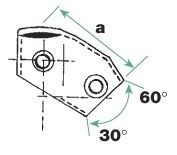 Rohrverbinder 129 T-Stück kurz, verstellbar, 30-60° | Temperguss rund