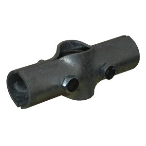 Rohrverbinder Kreuzstück, durchgehend | Stahlblech