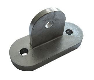 RR25 | Gelenkfußhalter, (34-50) | Aluminium rund