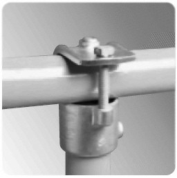 Rohrverbinder 135 T-Stück, offen | Temperguss rund