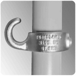 Rohrverbinder 182 Stellring mit Haken | Temperguss rund | Stellringe