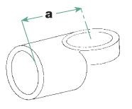 Rohrverbinder 148 Winkelgelenk, verstellbar (1Teil) | Temperguss rund